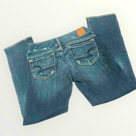 American Eagle Low Rise Crop Jeans Denim - Picture 10 of 16